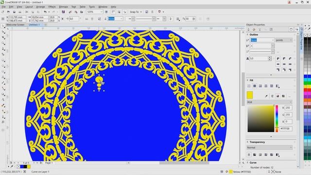 TUTORIAL #2 DESAIN RADIAL_BASIC 2 USING CORELDRAW X7 64bit #coreldrawx7 #crd #design #desaingrafis