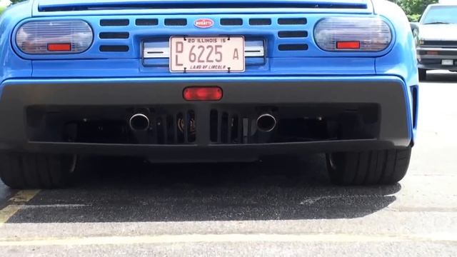 1994 Bugatti EB110 GT in Blue Paint with Engine Start Up on My Car Story with Lou Costabile смотреть онлайн