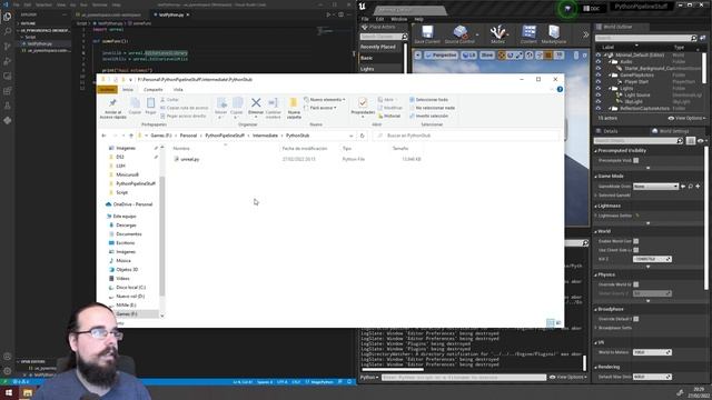 Setup de VS Code y Python en Unreal Engine | Python en UE4 | GAMEDEIVI