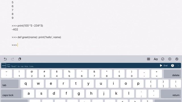 IOS / Pythonista App Beta Testing of Python Keyboard