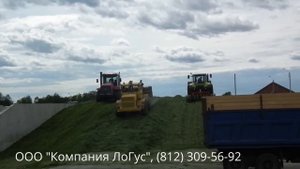 Пример правильной организации работы отряда по закладке сенажа в крупных объемах