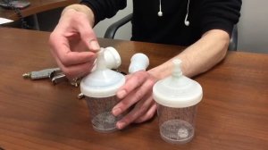 Одноразовые бачки Sata RPS на 300мл для краскопультов