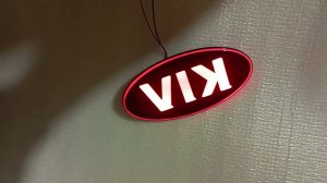 Светящиеся логотипы для kia sportage 3, задняя эмблема