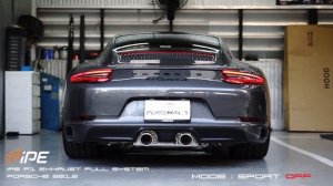 IPE Porsche 911 Carrera S / 4S / GTS / 4 GTS (991.2) FULL Exhaust System