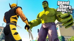 ГТА 5 МОДЫ РОСОМАХА ЛОГАН ПРОТИВ ХАЛКА БИТВА СУПЕРГЕРОЕВ! ОБЗОР МОДА В GTA 5 ИГРЫ МИР МОДОВ ВИДЕО