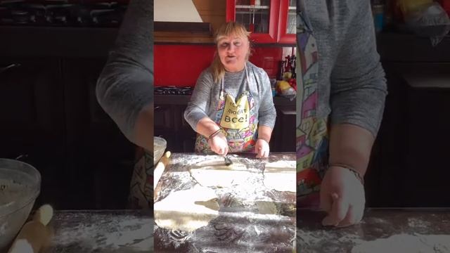 Постная самса с курицей картофелем и грибам