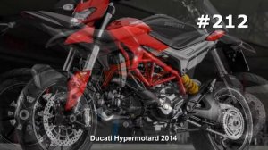 #212. Очень быстрый мотоцикл Ducati Hypermotard 2014