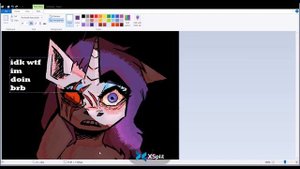(MLP Gore) Scratched- MS Paint Speedpaint