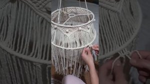 Макраме. Абажур. Урок 9
