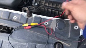 Установка HD камеры переднего вида на LADA Granta FL