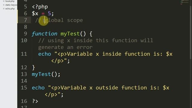 Server Side Scripting (PHP) Lecture 2