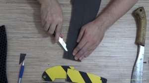 Как сделать ножны для мачете из ЭВА коврика. #diy