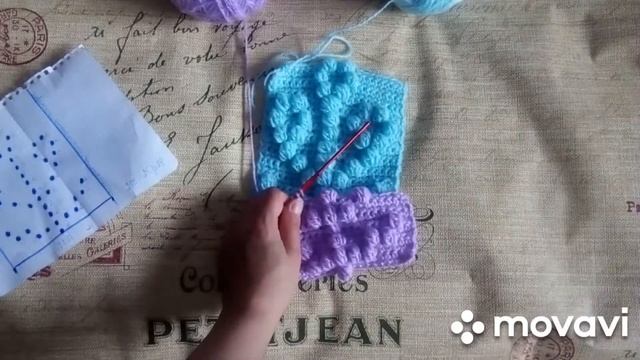 МОТИВ для пледа крючком ЯКОРЬ#мотивыкрючком#вязаныйплед