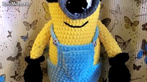 Амигуруми: схема Миньон Стюарт. Игрушки вязаные крючком - Free crochet patterns.