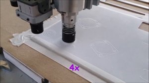 БЛОГ-BIGCNC Фторопласт 2мм / ПолиТетраФторЭтилен / раскрой на Cutter BigZee