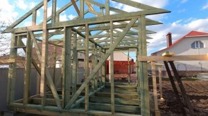 Строю каркасную баню 6х4