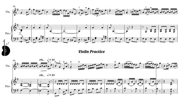 Suzuki Violin Book 2 | Gavotte from "Mignon" | Piano Accompaniment | PPM = 65 смотреть онлайн