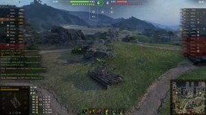 WoT. Взводный бой, две TVP Т 50/51 и Т-62А на локации тихая гавань..mp4