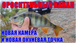 Оросительный канал. Новая камера и новая окунёвая точка