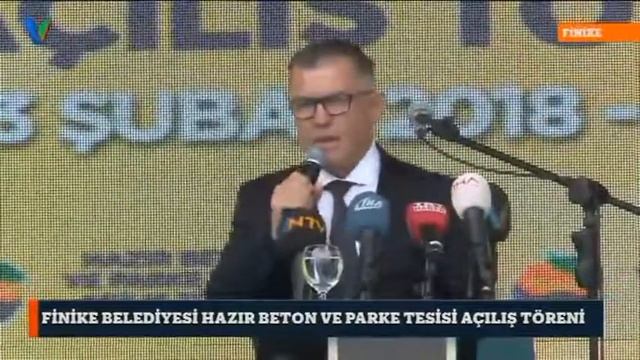 Kanal V Finike Belediyesi Hazır Beton ve Parke Tesisi Açılış Töreni Canlı Yayını смотреть онлайн