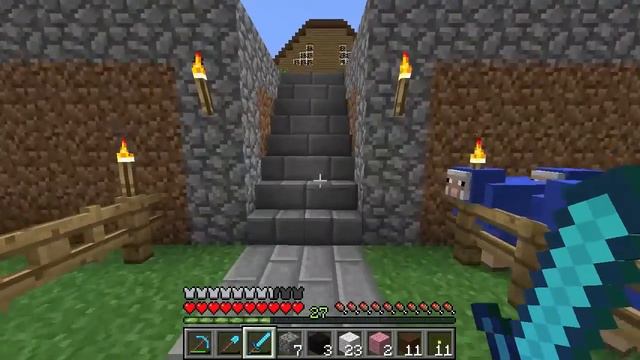 Minecraft #21 - Шпиль, декор, стрелы. смотреть онлайн