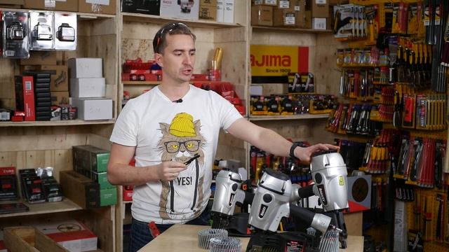 Барабанные гвоздезабивные пистолеты Trusty для гвоздей до 90 мм смотреть онлайн