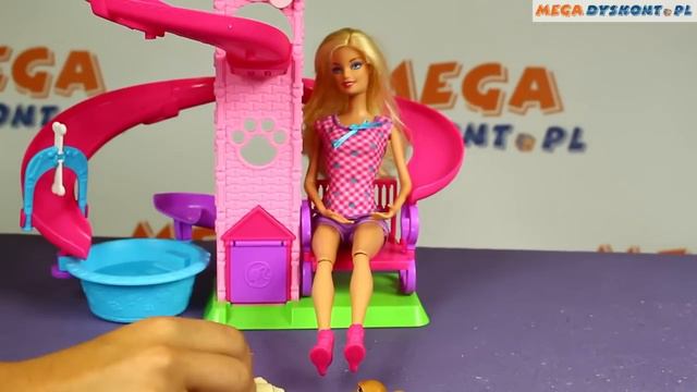 Barbie Slide & Spin Pups Playset  / Прогулка в парке с питомцами - Mattel - Y1172 смотреть онлайн