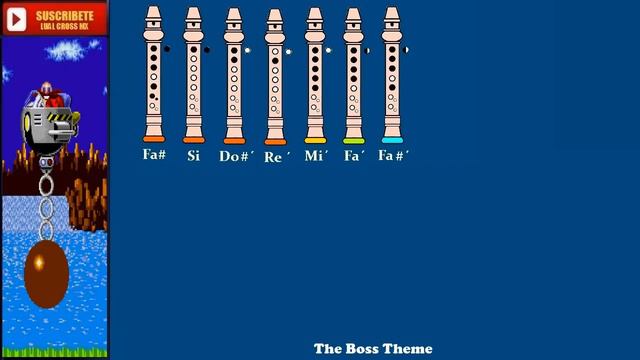 Sonic the Hedgehog - Boss Theme en Flauta Dulce "Con Notas Explicadas" смотреть онлайн