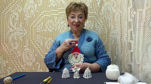 Ангелочек, Дед Мороз и колокольчики... Мастер-класс по вязанию крючком от О. С. Литвиной.