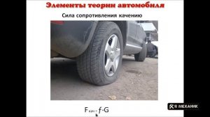 Силы действующие на автомобиль при движении Подробный видеоурок