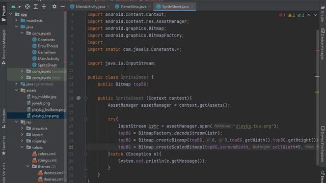 Android Studio Game Developement - Create match 3 game from scratch using java #3 смотреть онлайн