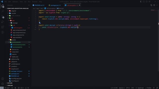 Encriptación de datos usando CryptoJS en un proyecto Angular ?