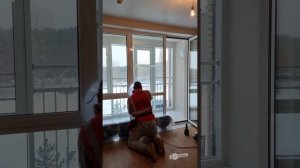 Удаление царапин со стеклопакета