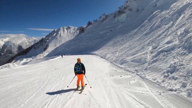 Сочи, красная поляна, Альпика, Лаура, Роза Хутор, Март 2021, 4K. смотреть онлайн