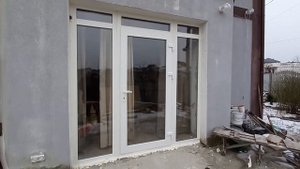 ОСТЕКЛЕНИЕ ДОМА . ВЫХОД НА ТЕРАССУ