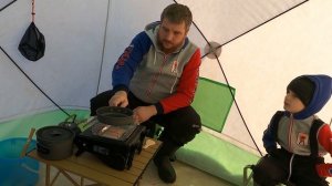 ✅ ОБЗОР на инфракрасный газовый обогреватель Helios с подогревом газ болона !