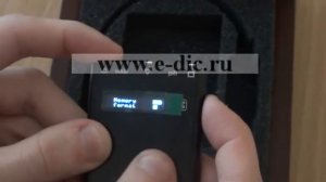 Видеообзор цифрового диктофона Edic mini Pro A38