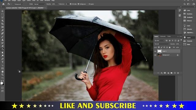 Rain Effect in Adobe Photoshop Cc 2020 | Rakaaa Editing смотреть онлайн