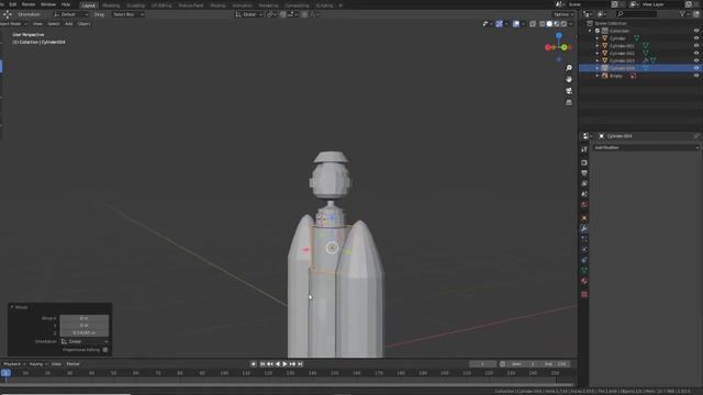 Blender Delta IV Heavy Model смотреть онлайн