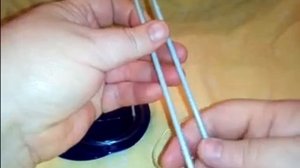 Крючки для тунисского вязания,двухсторонние на леске.