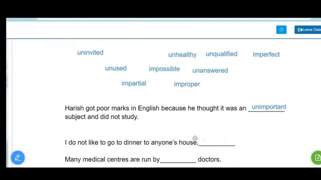 Prefix definition| NIOS 302 | English Grammar | Words using "im" "un"| negative prefixes |#52