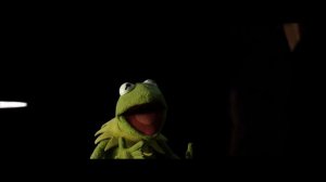 The Dark Knight but Kermit is The Joker