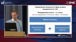 Результаты хирургического лечения I-II фазы тяжелого панкреатита. Деревянко Евгений Валентинович