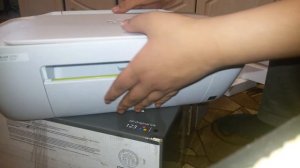 Распаковка принтера hp Deskjet 2130
