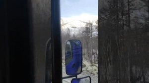 Удокан , Забайкальский край ,дорога на медный рудник май 2021