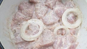 Шашлык из свинины в майонезе на лаваше