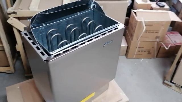 Электрокаменка экм 6 кВт Lux корпус из нержавеющей стали, видеобзор электрокаменки для сауны, фины