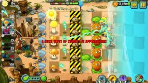 Plants vs Zombies 2 Big Wave Beach day 15 / Растения против Зомби 2 Пляж Большой Волны день 15