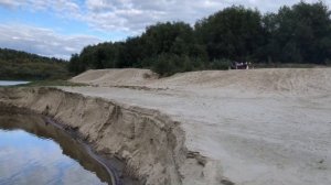 Напртив Чувашского мыса.  Левый берег Иртыша. Тобольск.