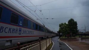 ЧС200-003 с поездом "Nevsky express"Москва-СПб/130 км/ч (RZD)
